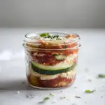 Homemade Mason Jar Zucchini Lasagna photo