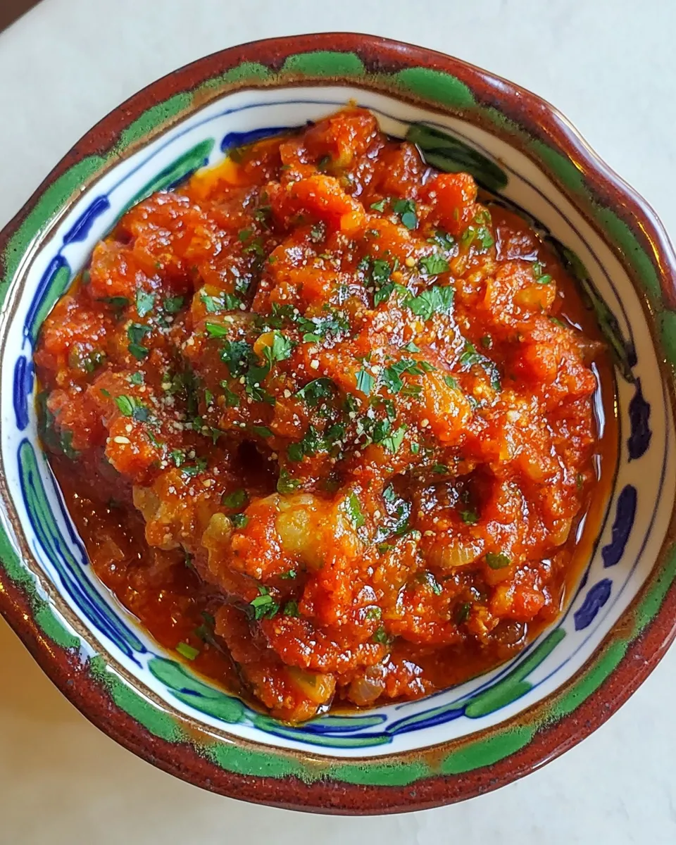 Easy Matbucha picture