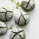Homemade Matcha Amaretti Cookies photo