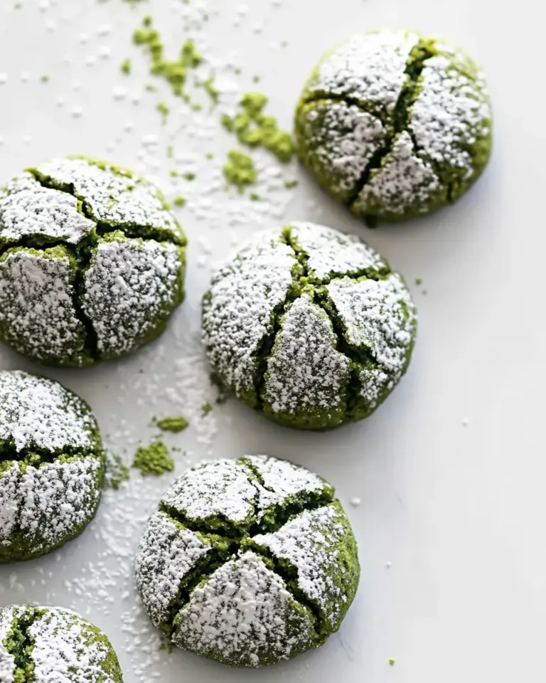 Homemade Matcha Amaretti Cookies photo