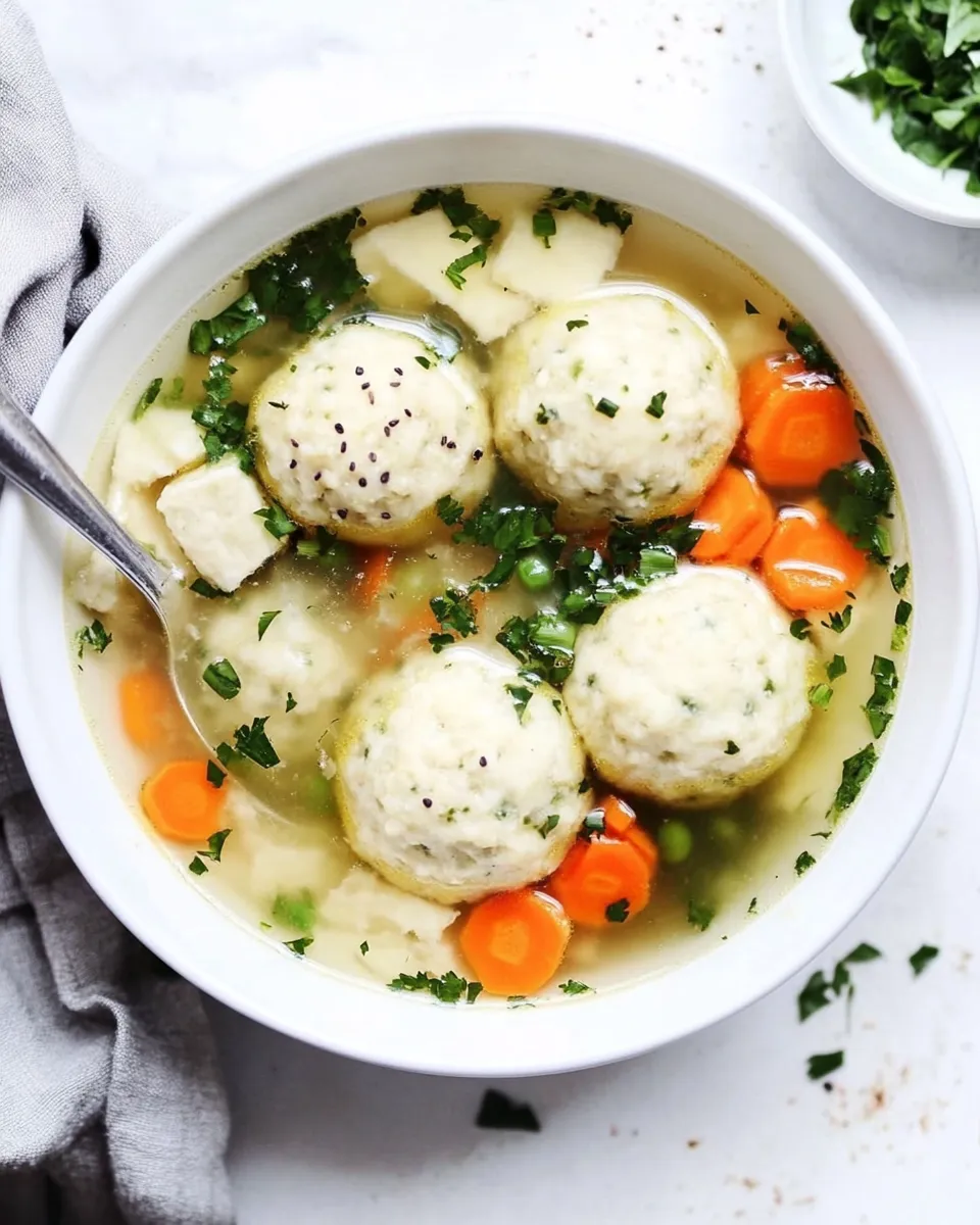 Homemade Matzo Ball Soup Recipe photo