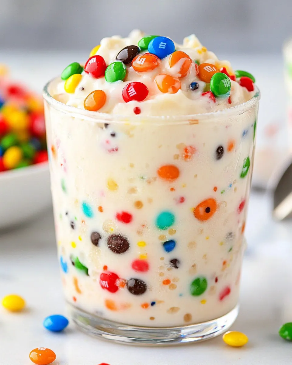 Homemade McDonalds M&M McFlurry picture