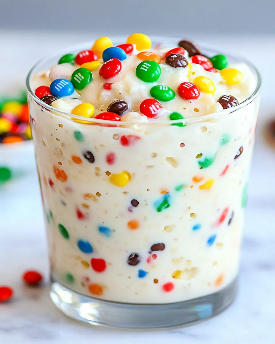 Delicious McDonalds M&M McFlurry shot