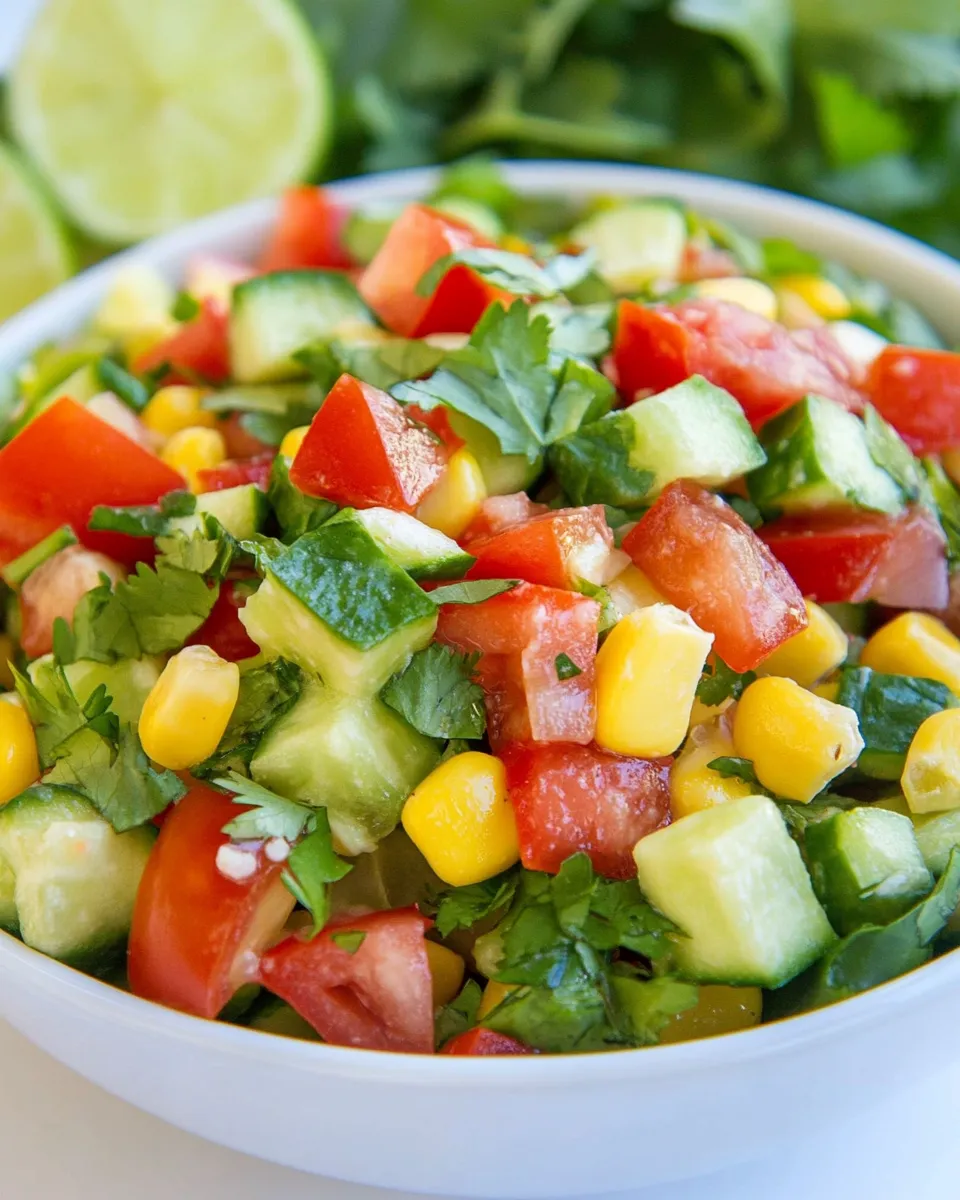Classic Mexican Salad with Lime Dressing image