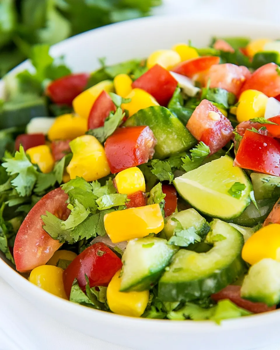 Easy Mexican Salad with Lime Dressing picture