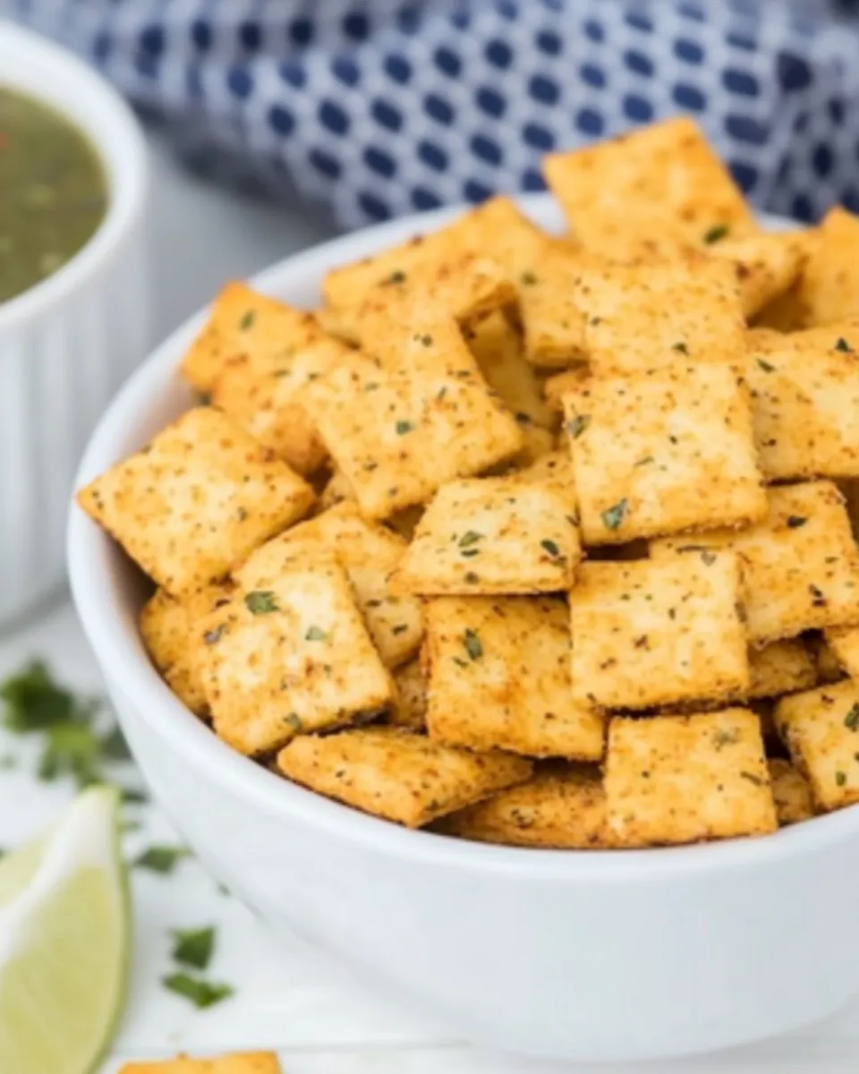 Homemade Mexican Spice Cheese Crackers photo