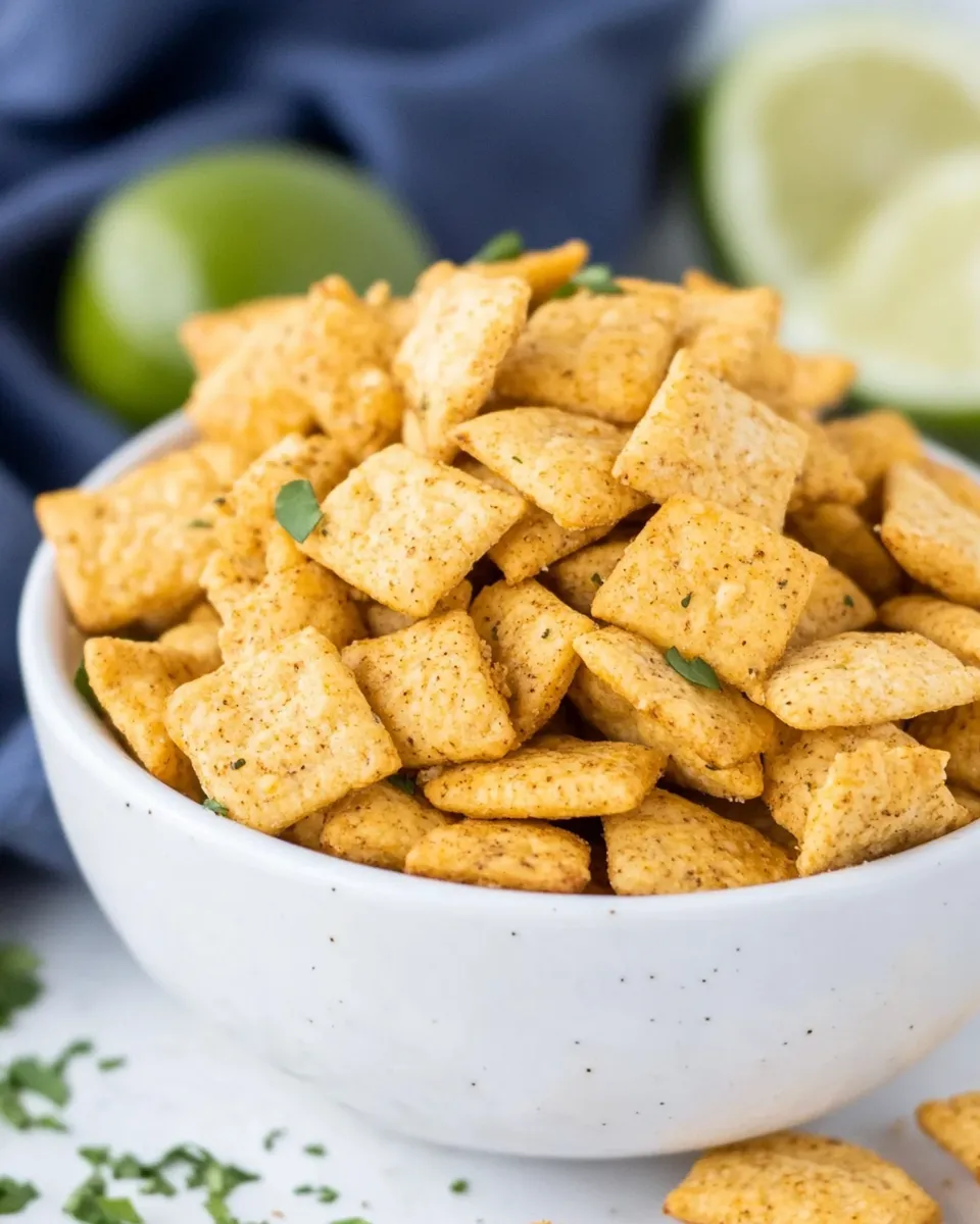 Delicious Mexican Spice Cheese Crackers shot