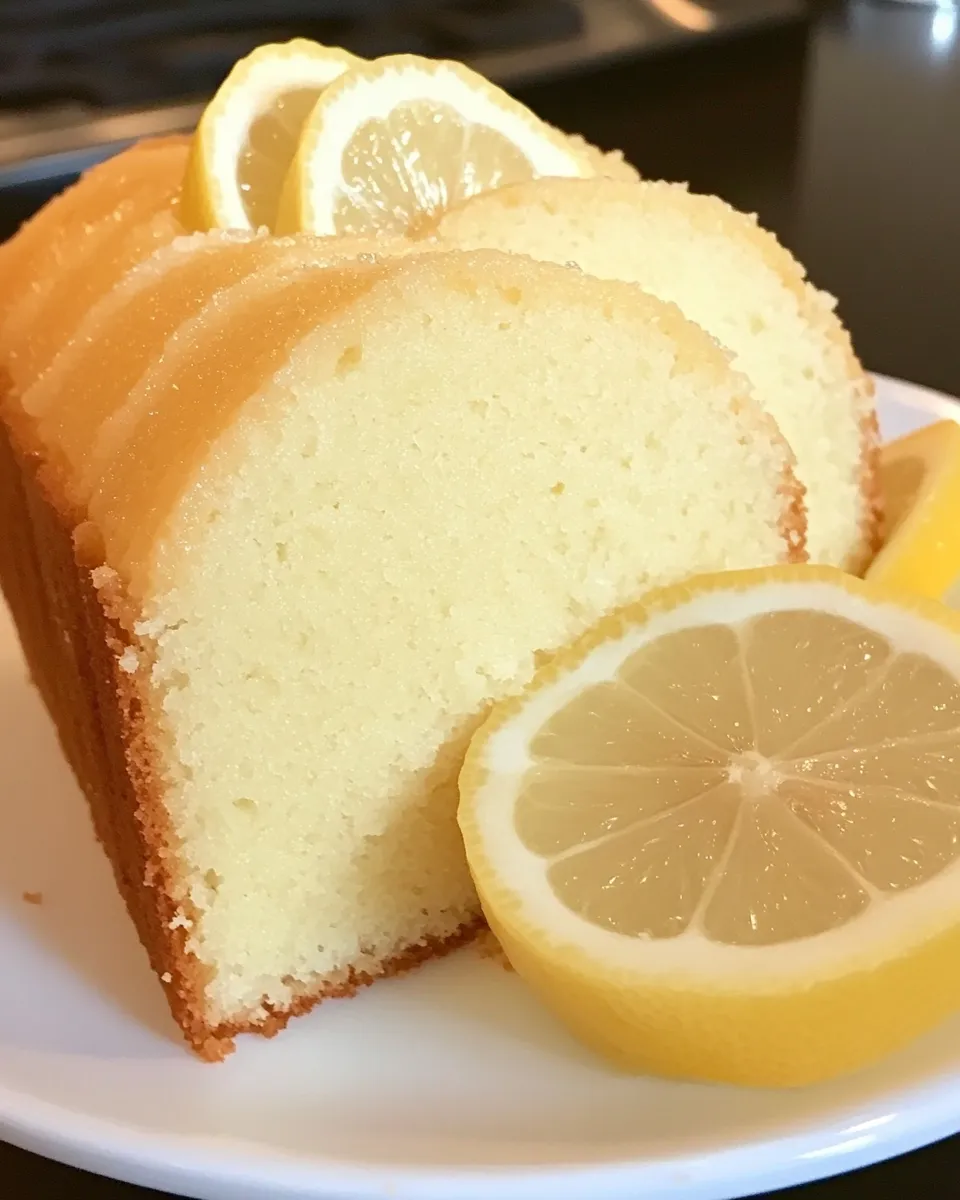 Homemade Meyer Lemon Pound Cake photo