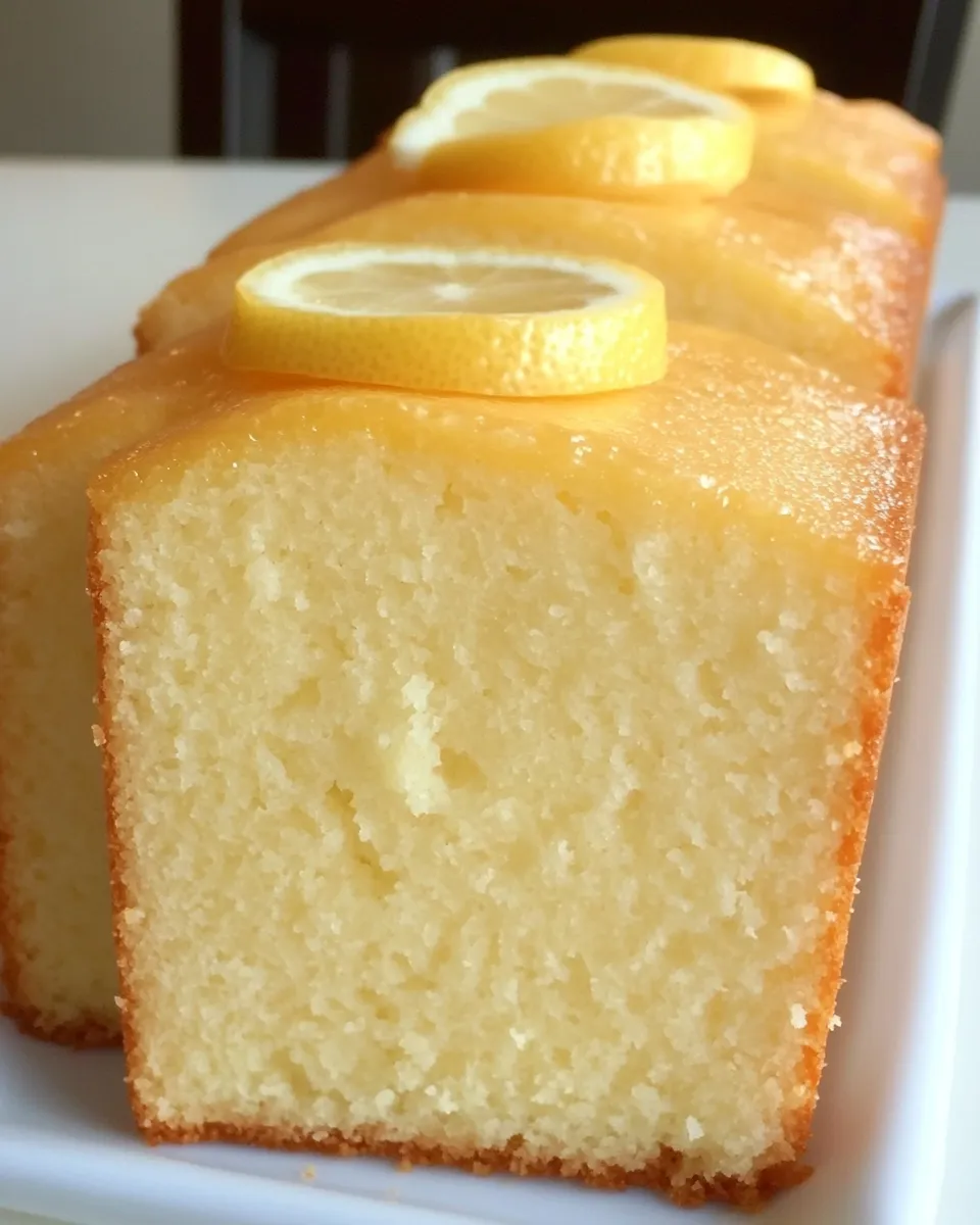 Classic Meyer Lemon Pound Cake image