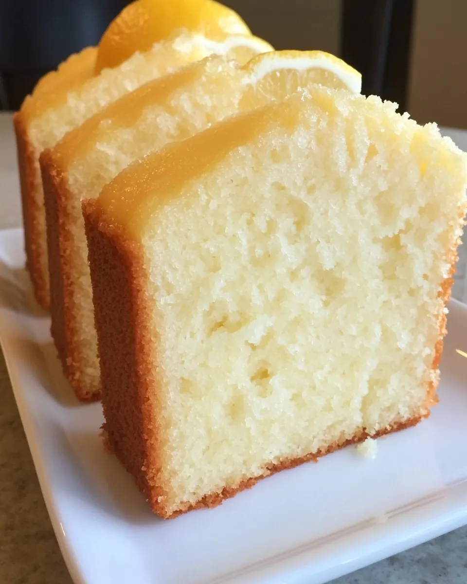 Easy Meyer Lemon Pound Cake recipe photo
