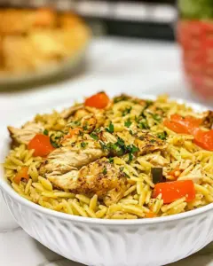 Homemade Million Dollar Chicken Orzo photo