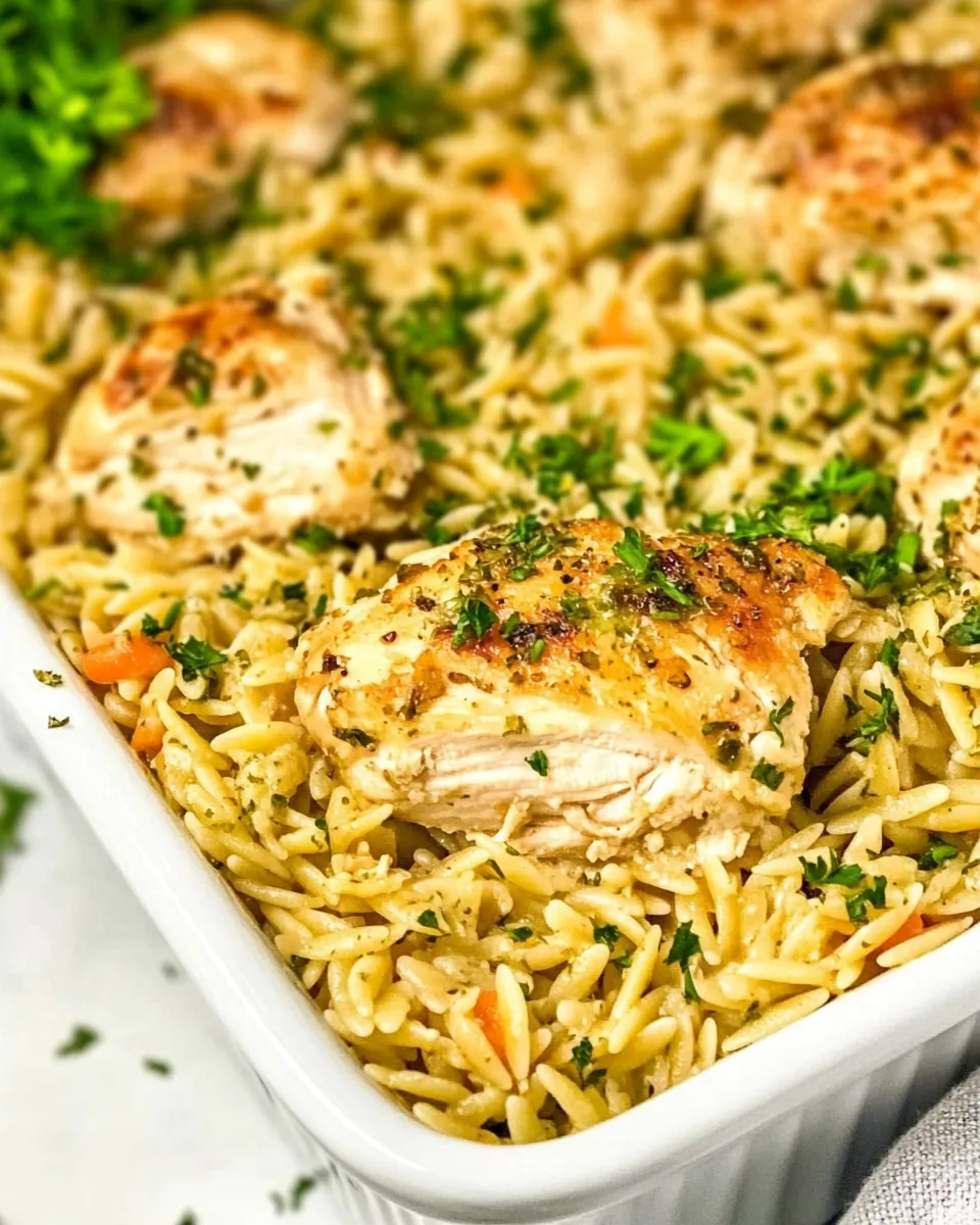 Classic Million Dollar Chicken Orzo image
