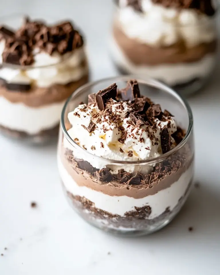Fresh Mini Chocolate Mascarpone Trifles (no bake) recipe photo
