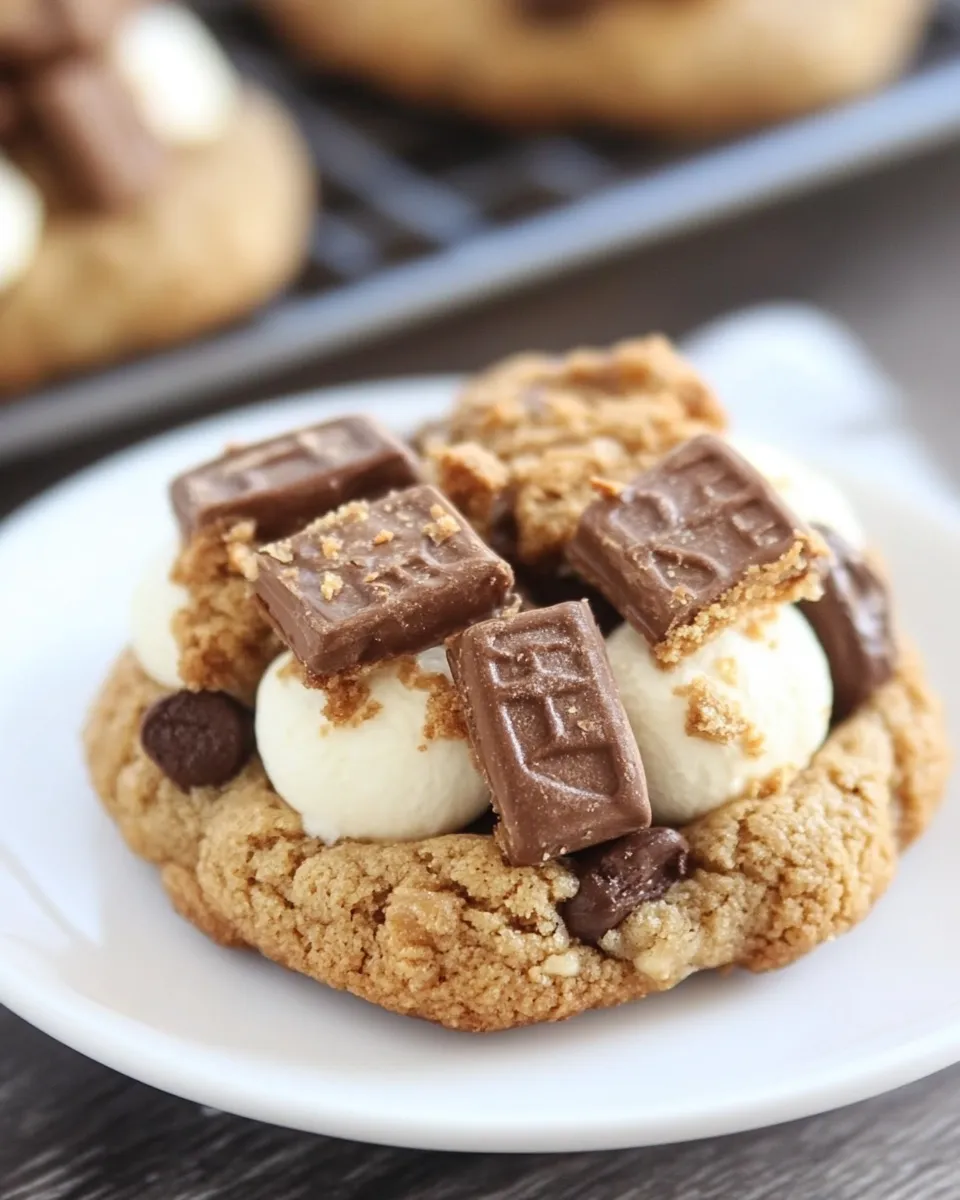 Easy Mini Smores Cookies picture
