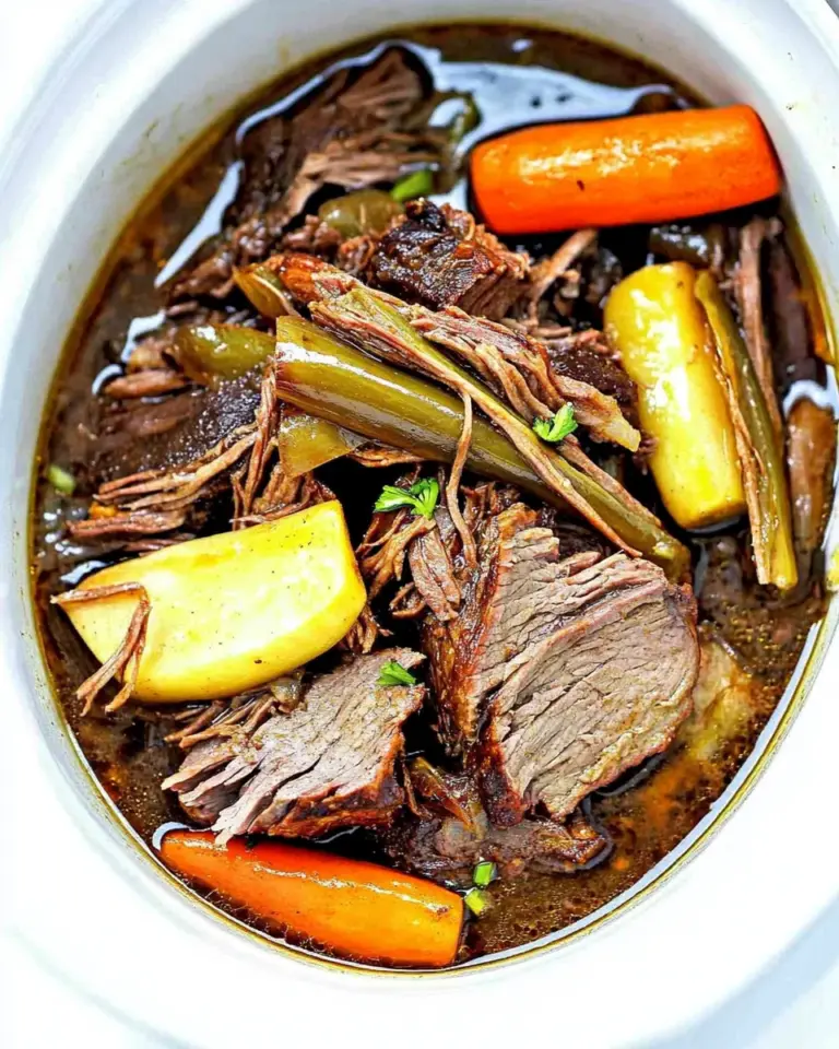 Delicious Mississippi Pot Roast Slow Cooker Recipe image