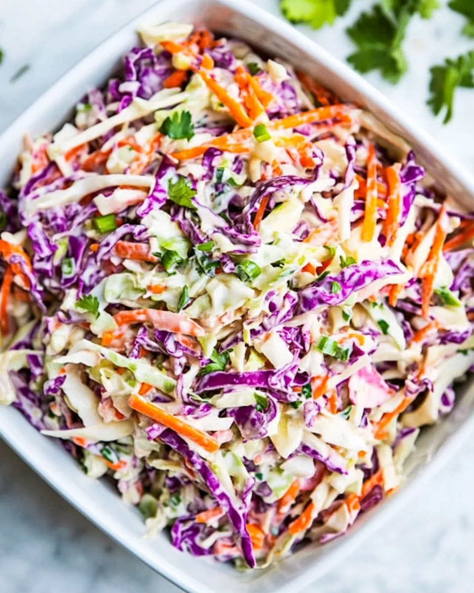 Homemade Mixed Cabbage Apple Coleslaw photo