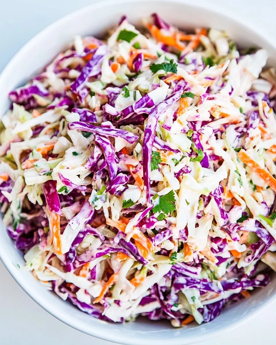 Easy Mixed Cabbage Apple Coleslaw picture