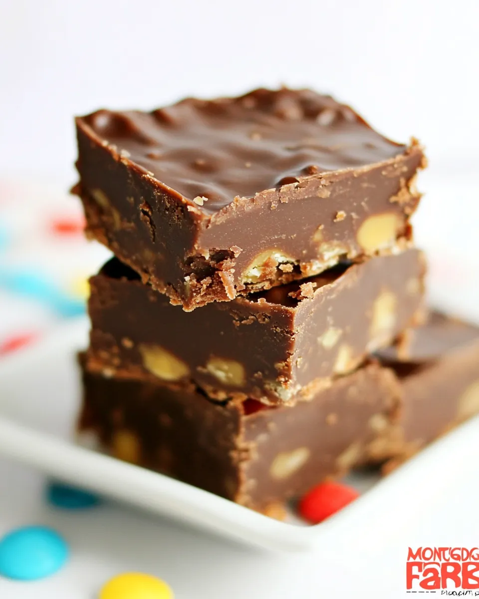 Homemade Monster Fudge Bars photo