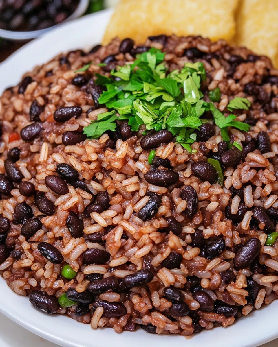Classic Moros y Cristianos (Cuban Rice & Black Beans) image