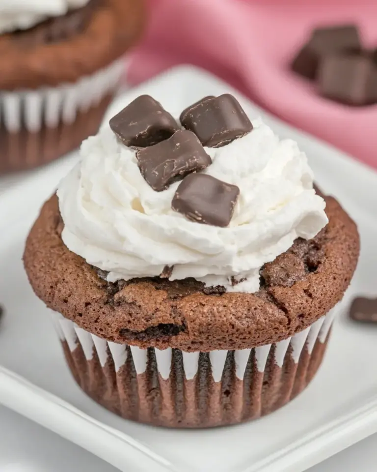Easy Mounds Brownie Cupcakes photo