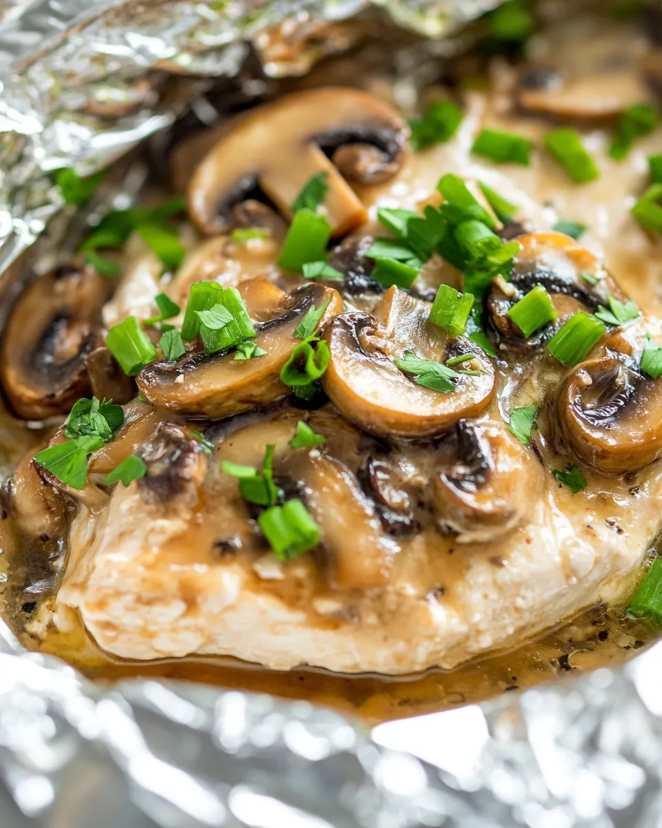 Easy Mushroom Chicken Foil Packets picture