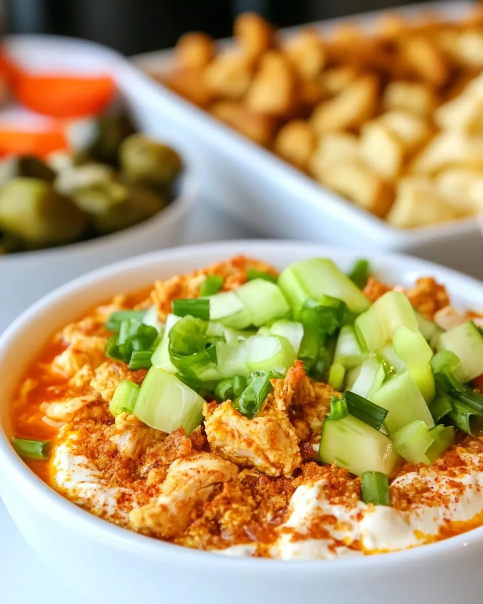 Easy Nashville Hot Chicken Dip image