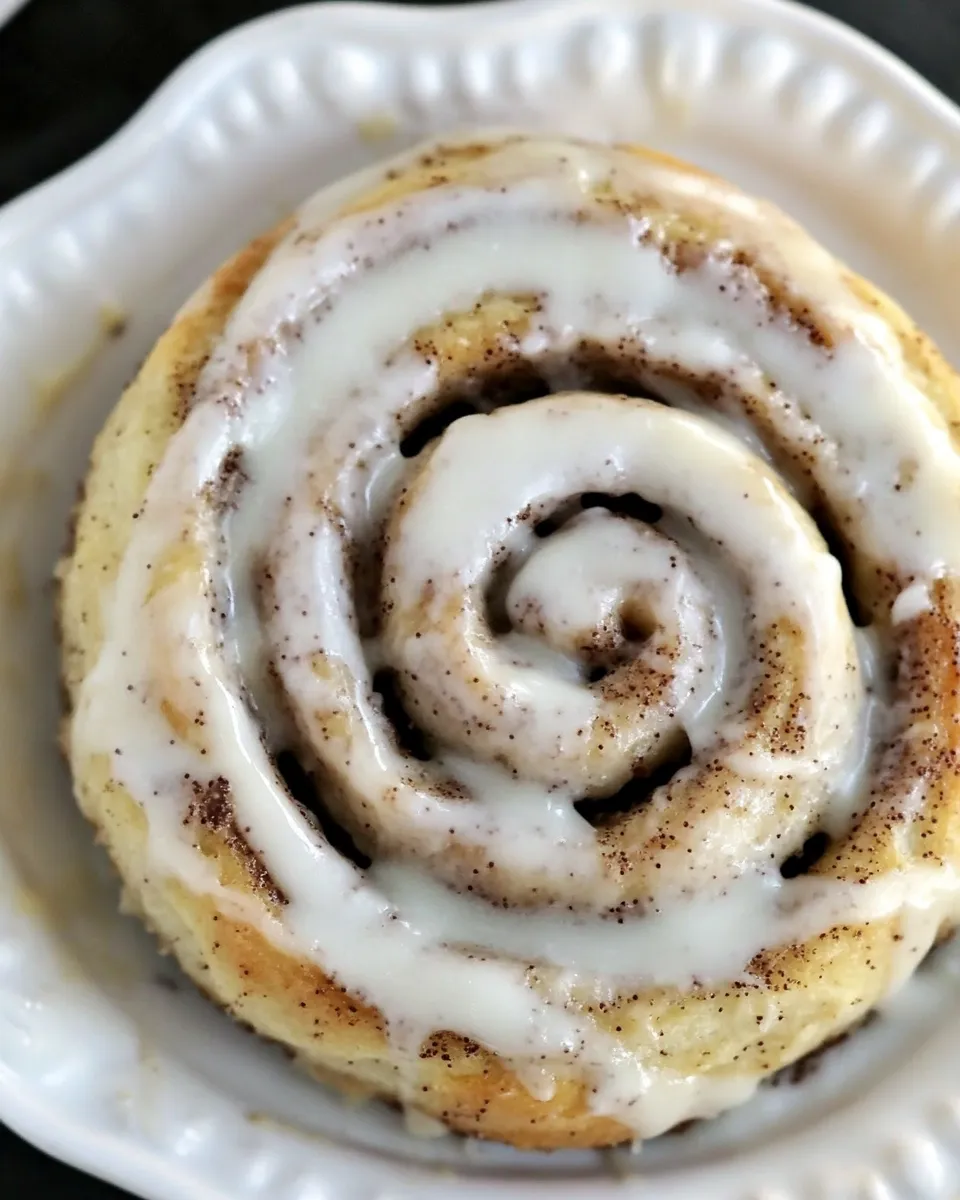 Classic No Yeast Eggnog Cinnamon Rolls image