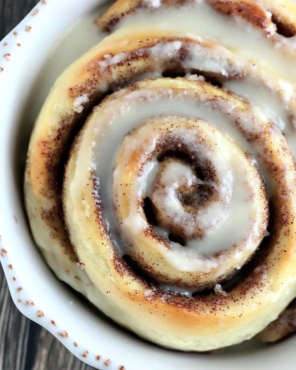 Delicious No Yeast Eggnog Cinnamon Rolls shot