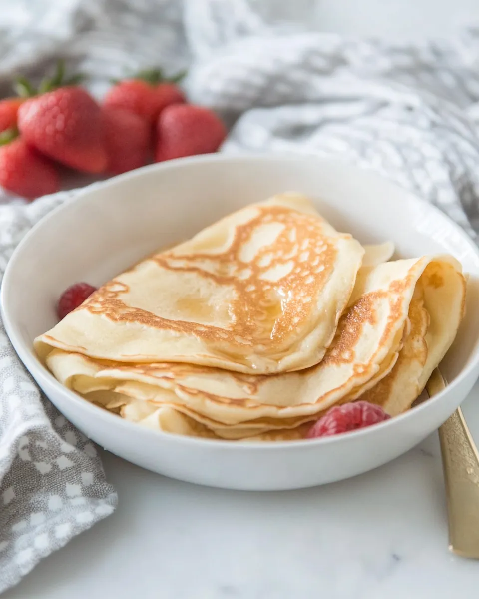 Homemade Norwegian Pancakes photo