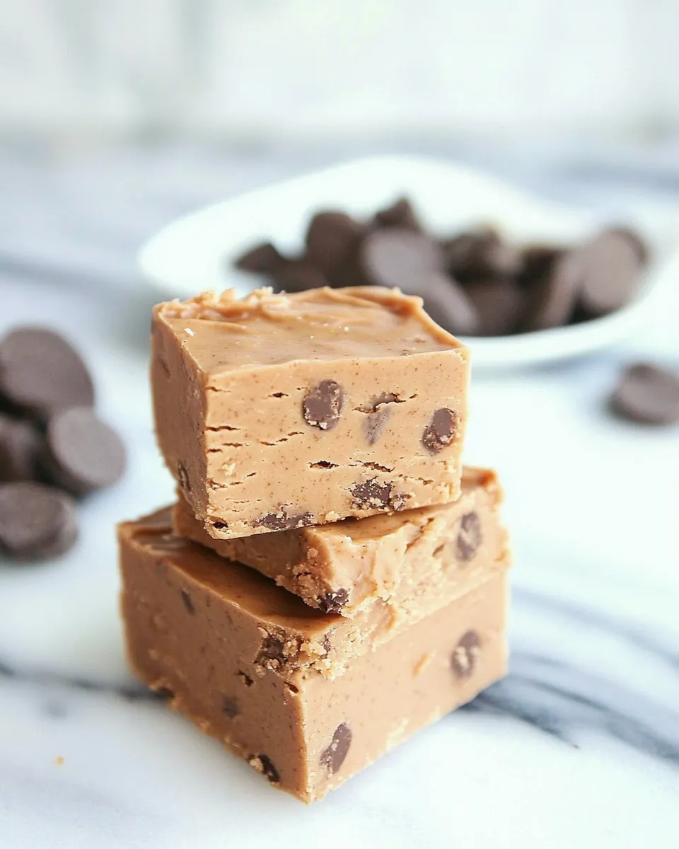 Simple Nutella Peanut Butter Cookie Dough Fudge shot
