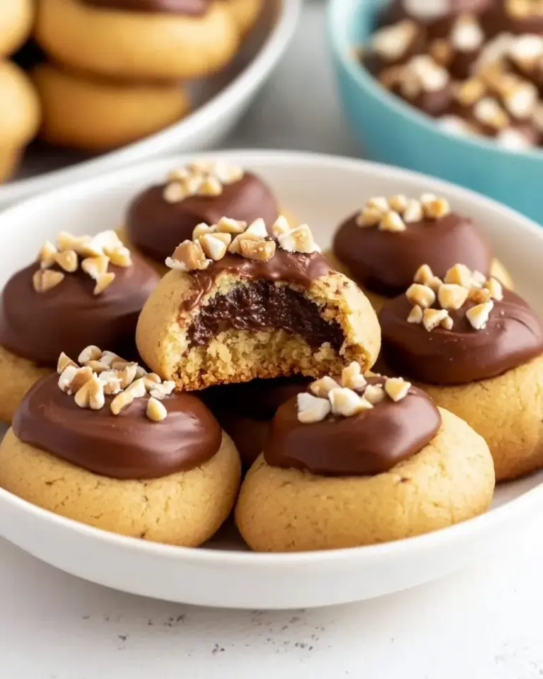 Homemade Nutella Thumbprint Cookies photo