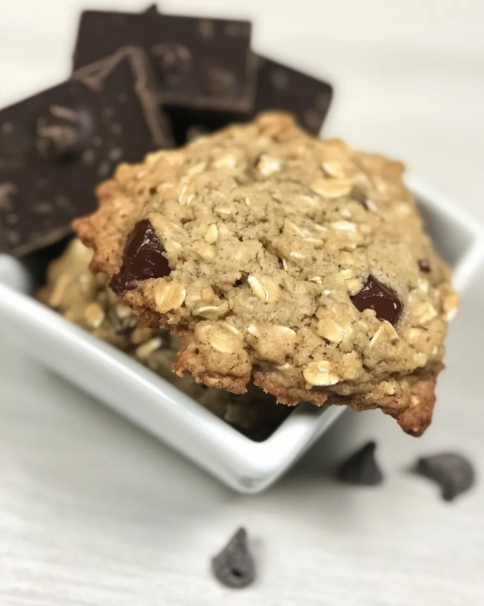 Best Oatmeal Chocolate Chunk Cookies shot