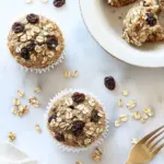 Homemade Oatmeal Raisin Muffins photo
