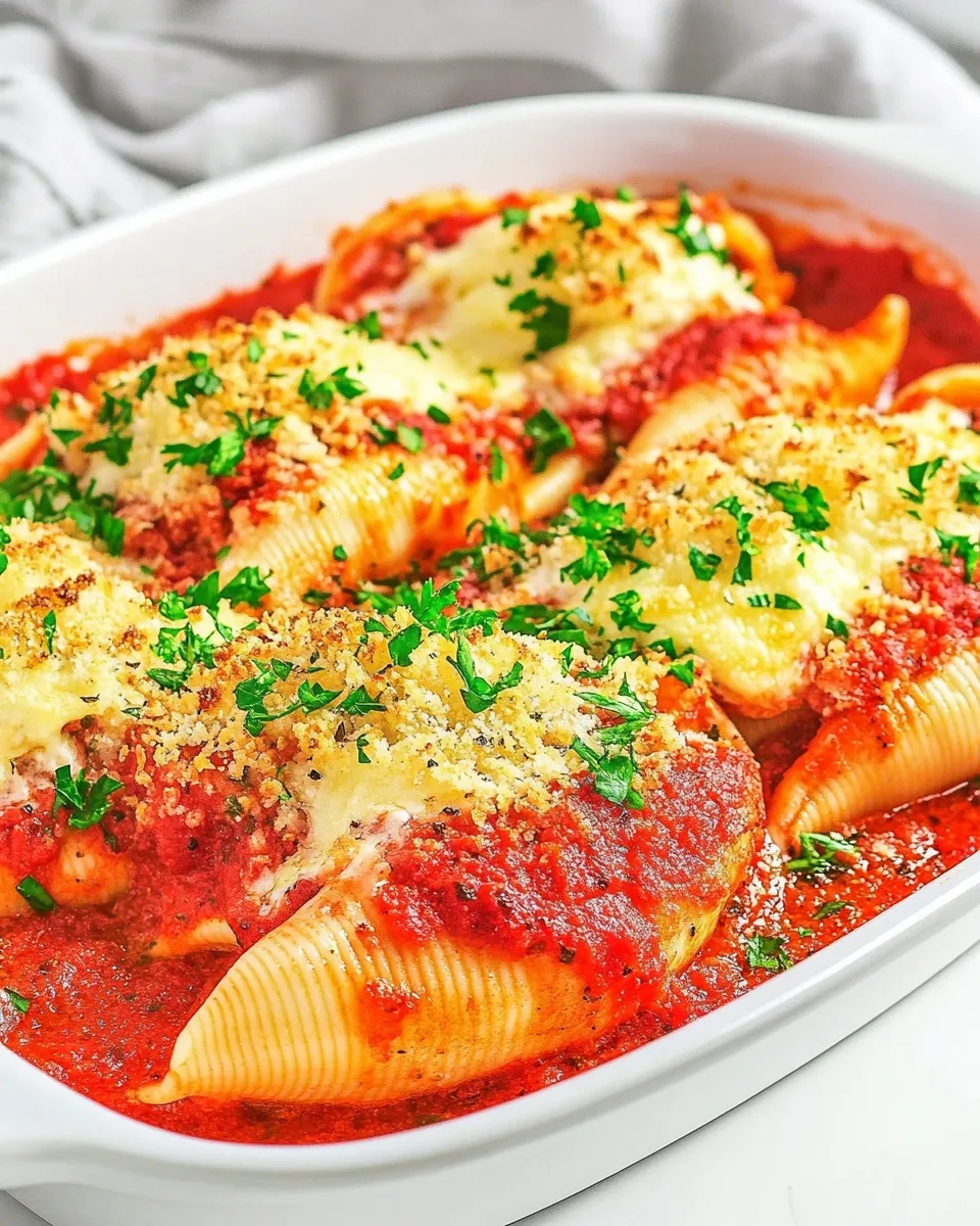 Classic Olive Garden Giant Cheese Stuffed Shells: Easy Restaurant-Quality Pasta at Home image