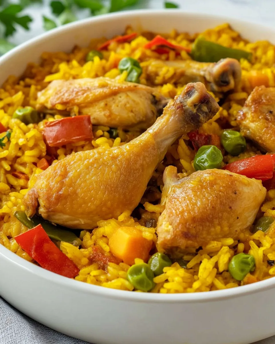 Delicious One-Pot Chicken Paella shot