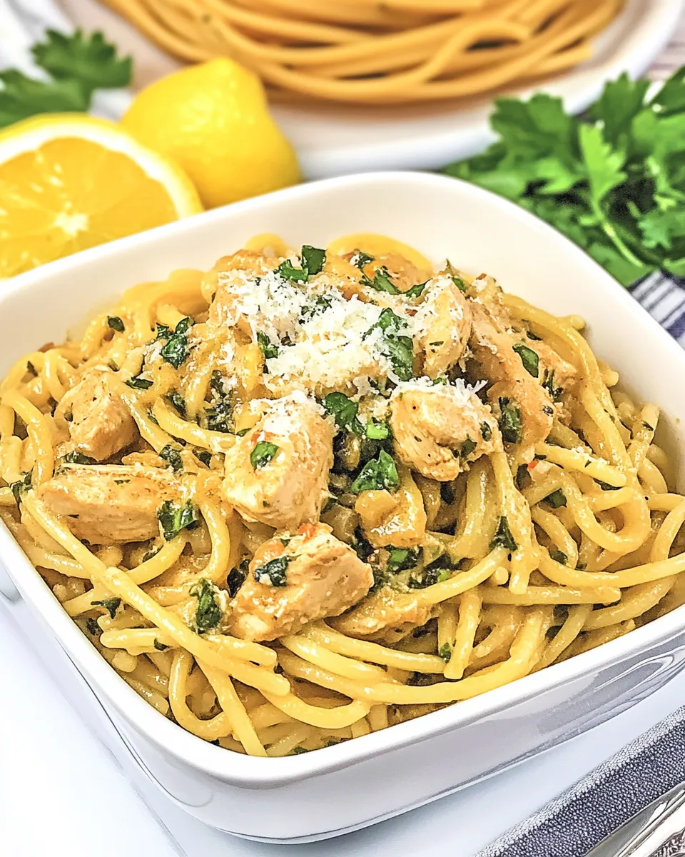 Easy One-Pot Chicken Piccata Pasta picture