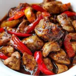 Homemade One Pot Black Pepper Chicken photo