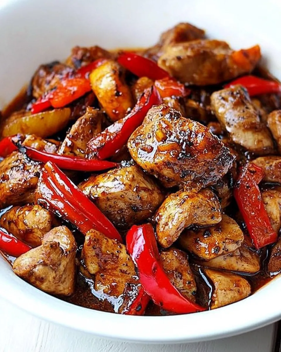 Homemade One Pot Black Pepper Chicken photo