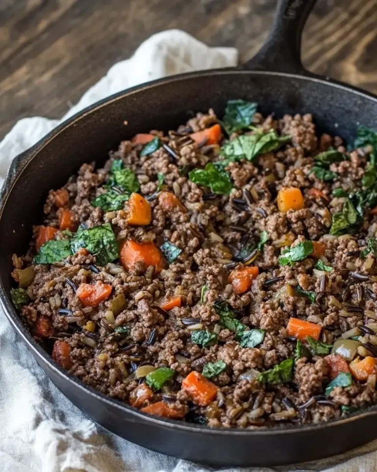 Homemade One Skillet Ground Beef and Wild Rice photo