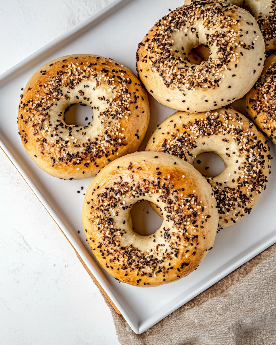 Delicious Onion Bagels shot