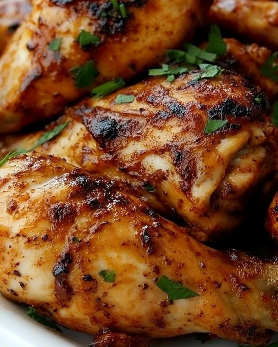 Delicious Oven Baked Peri Peri Chicken shot