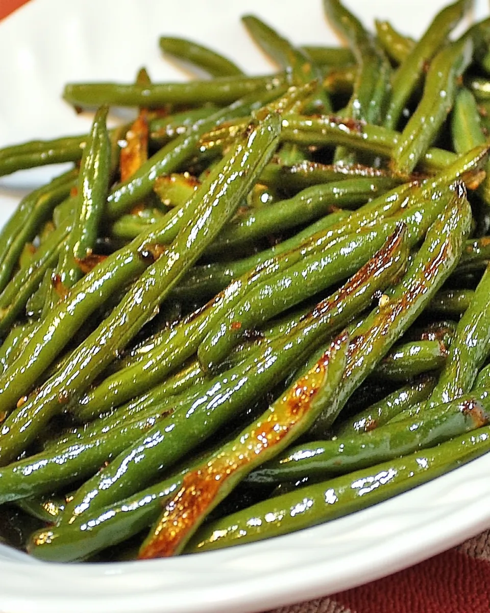 Classic Oven Roasted Green Beans image