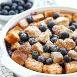 Homemade Overnight Blueberry French Toast Casserole photo