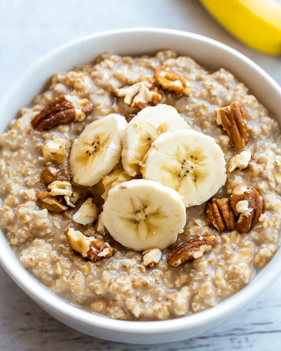 Delicious Overnight Slow Cooker Steel Cut Oats shot