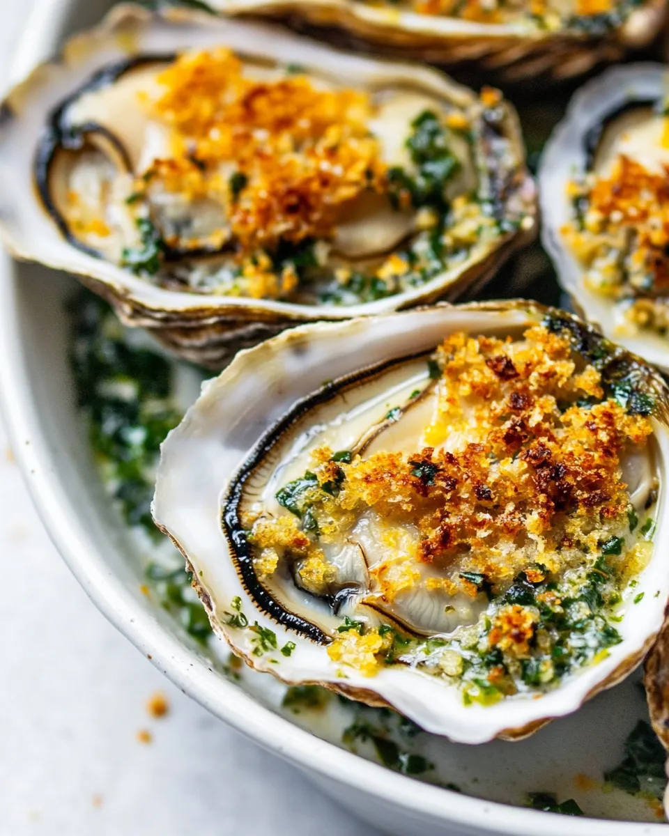 Homemade Oysters Rockefeller photo