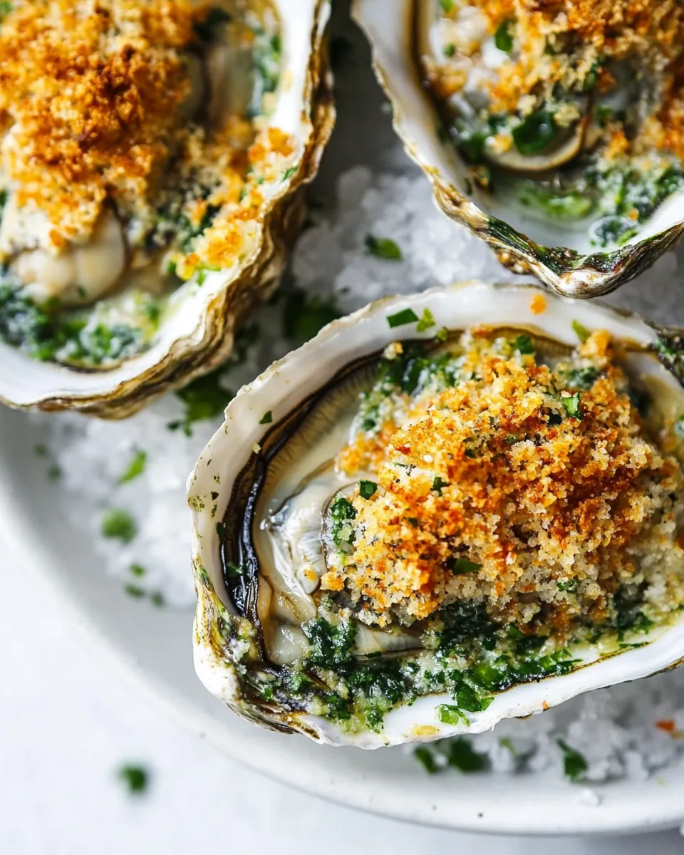 Delicious Oysters Rockefeller shot