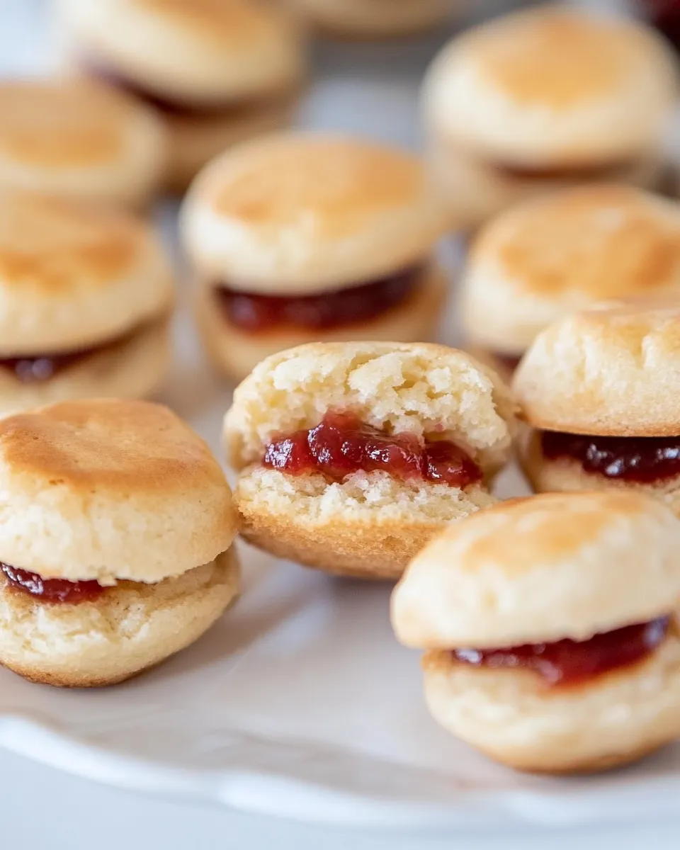 Classic PB&J Mini Muffin Sandwiches image