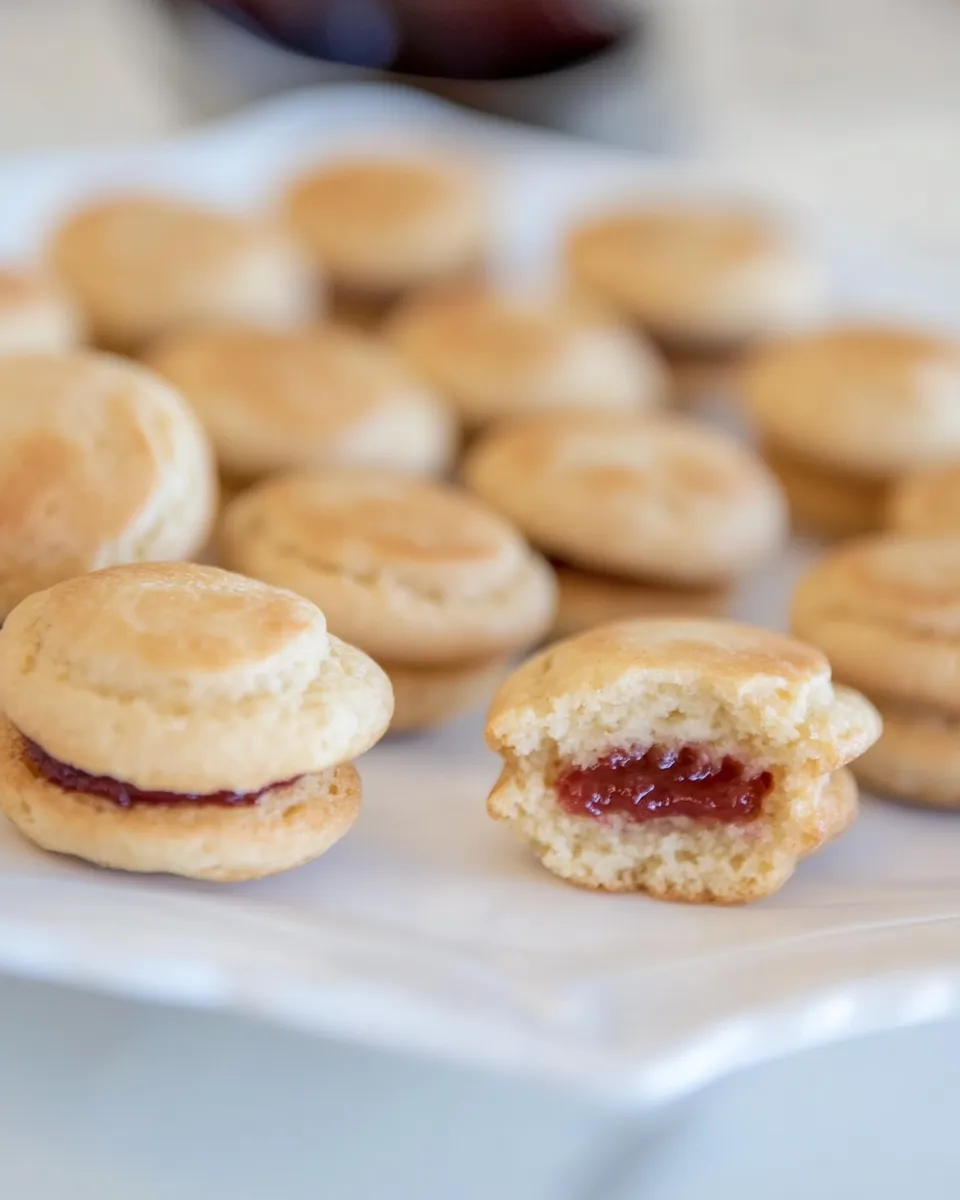 Easy PB&J Mini Muffin Sandwiches recipe photo