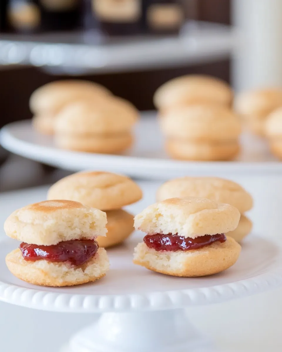 Delicious PB&J Mini Muffin Sandwiches shot