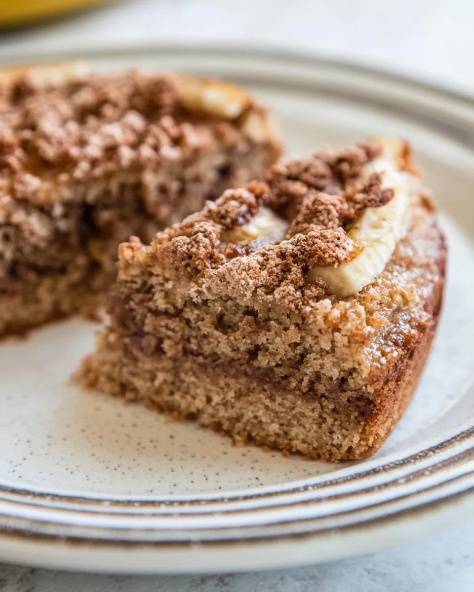 Homemade Paleo Banana Coffee Cake photo